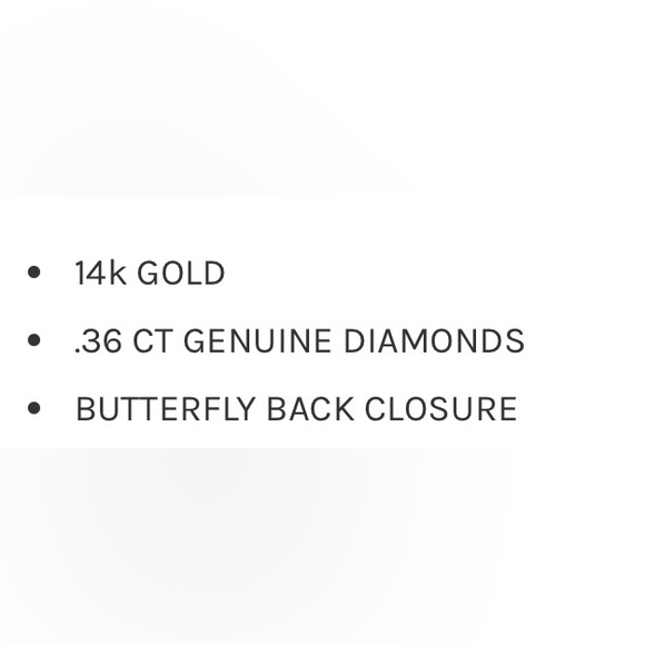 14K ROSE GOLD DIAMOND CIRCLE STUDS